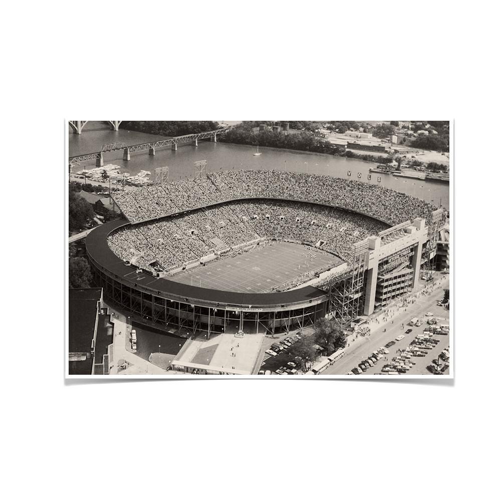 Tennessee Volunteers - Neyland Stadium 1970's - College Wall Art #Canvas