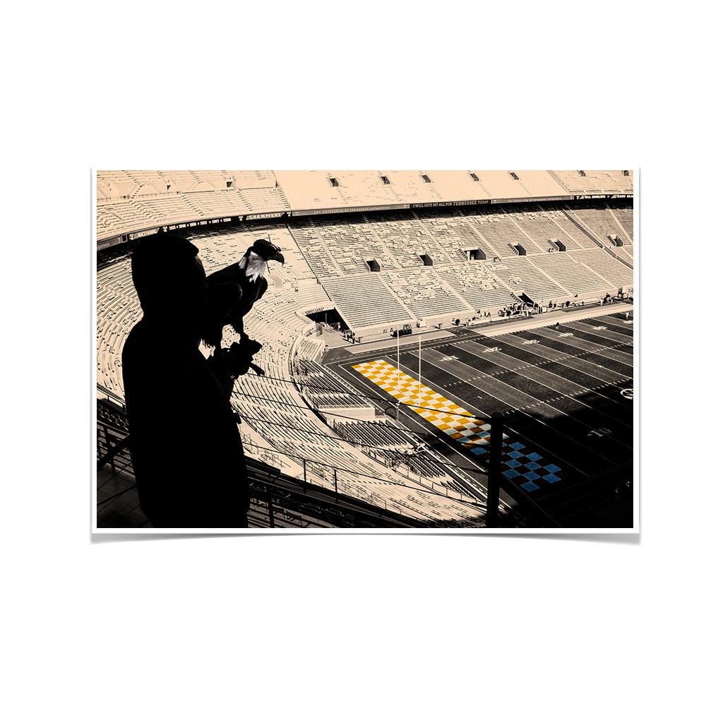 Tennessee Volunteers - Eagles Eye Over Neyland - College Wall Art #Canvas