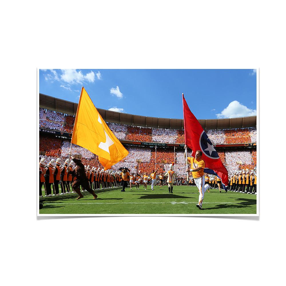 Tennessee Volunteers - Tennessee Checkerboard Neyland - College Wall Art #Canvas