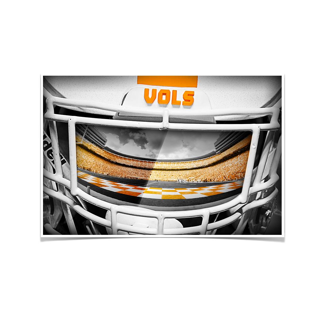 Tennessee Volunteers - Vols Helmet - College Wall Art #Canvas