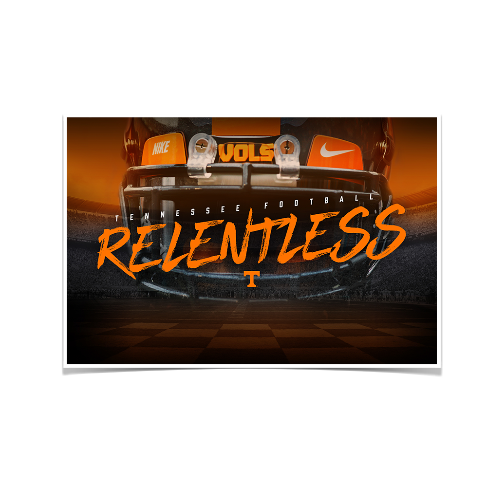 Tennessee Volunteers - Relentless - College Wall Art #Canvas