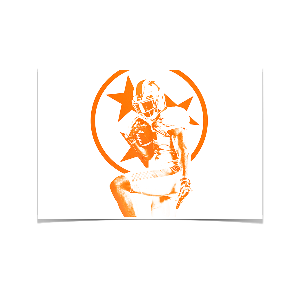 Tennessee Volunteers - Heisman Tri Star - College Wall Art #Canvas