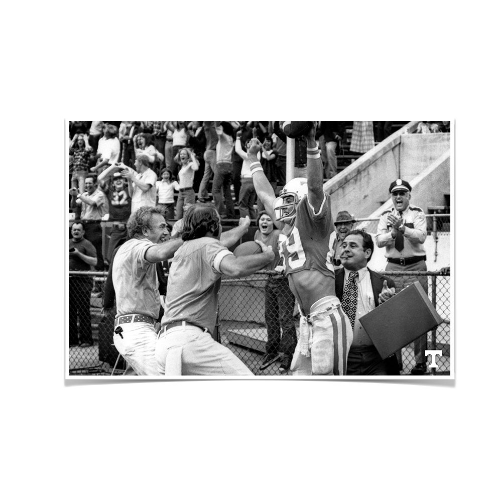 Tennessee Volunteers - Vintage Larry Seivers TD - College Wall Art #Canvas
