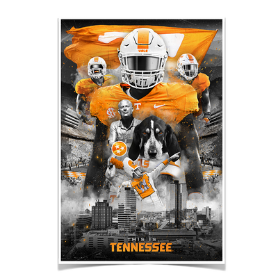 Tennessee Volunteers - This is Tennessee - College Wall Art #Poster
