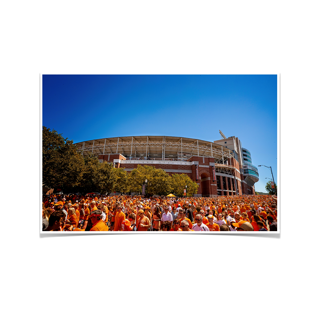 Tennessee Volunteers - Orange Swarm - College Wall Art #Canvas