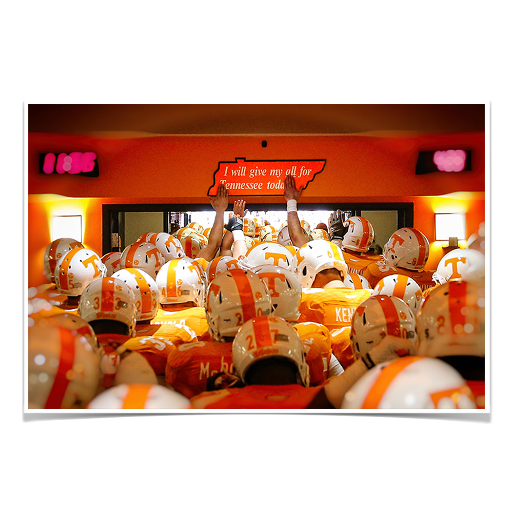 Tennessee Volunteers - I Will Give my All for Tennessee-Game Time - College Wall Art #Canvas