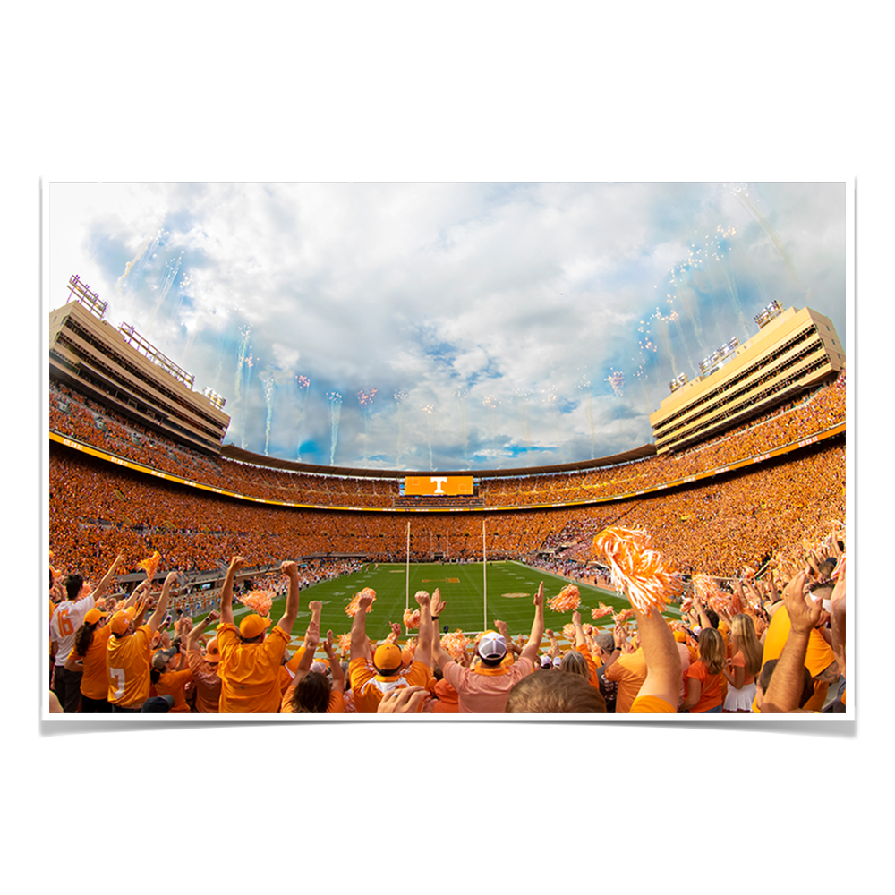 Tennessee Volunteers - Give Him Six End Zone - College Wall Art #Canvas