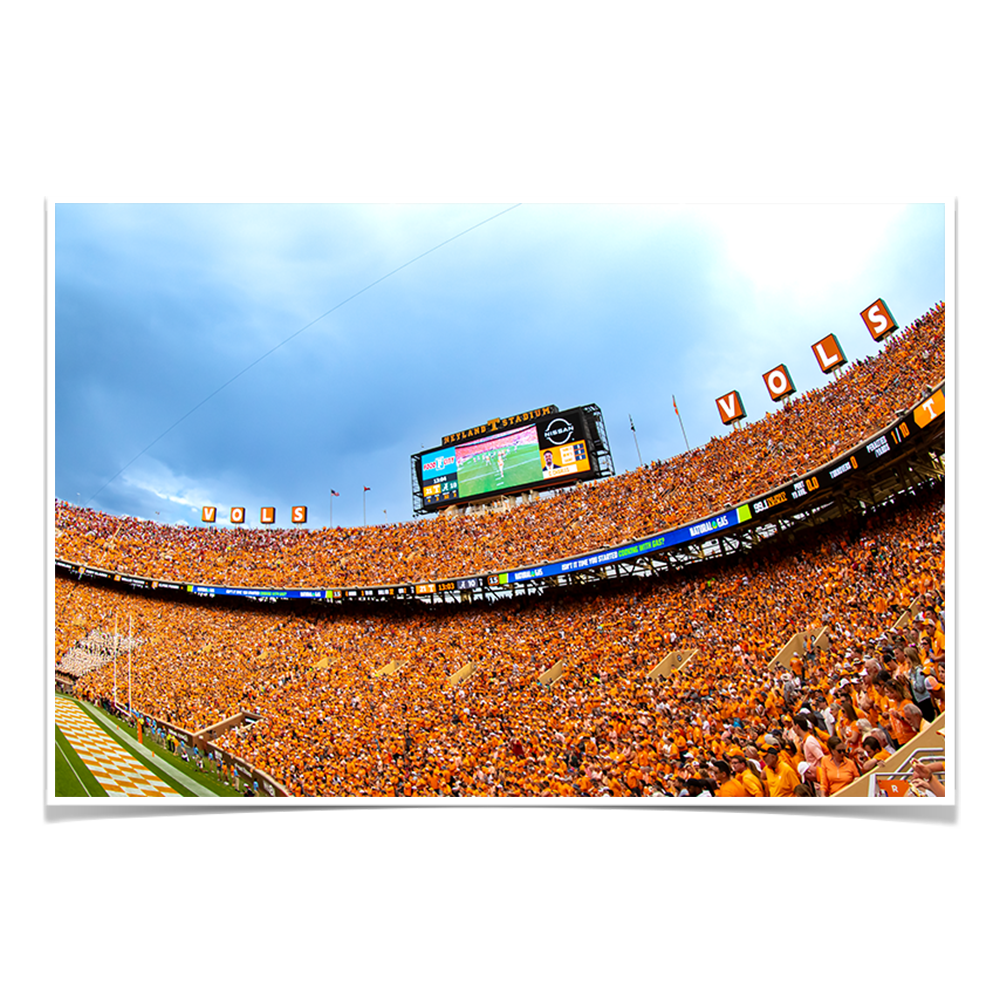 Tennessee Volunteers - VOLS VOLS Orange Out - College Wall Art #Canvas