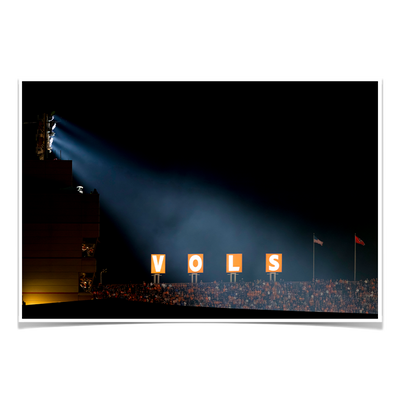 Tennessee Volunteers - VOLS Under the Lights - College Wall Art #Poster