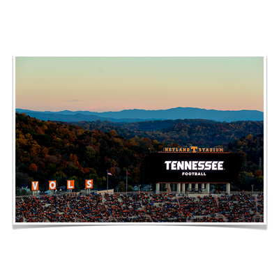 Tennessee Volunteers - Tennessee Football on an Autumn Day - College Wall Art #Poster