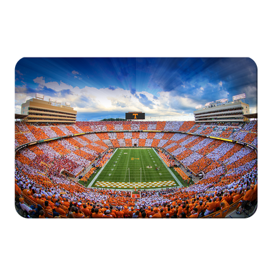 Tennessee Volunteers - Sunset over Checkerboard Neyland - College Wall Art #PVC