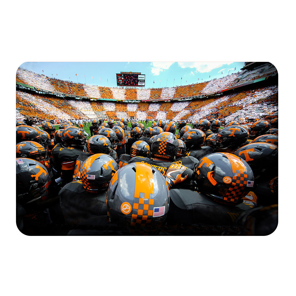 Tennessee Volunteers - Running onto the Field TN - College Wall Art #Canvas