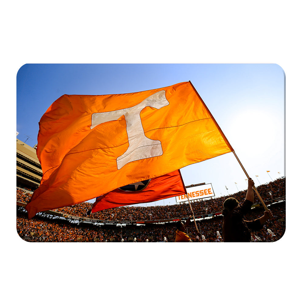 Tennessee Volunteers - T Flags - College Wall Art #Canvas