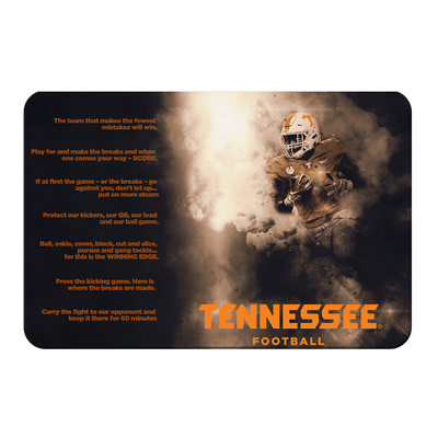 Tennessee Volunteers - Tennessee Football Game Maxims - College Wall Art #PVC