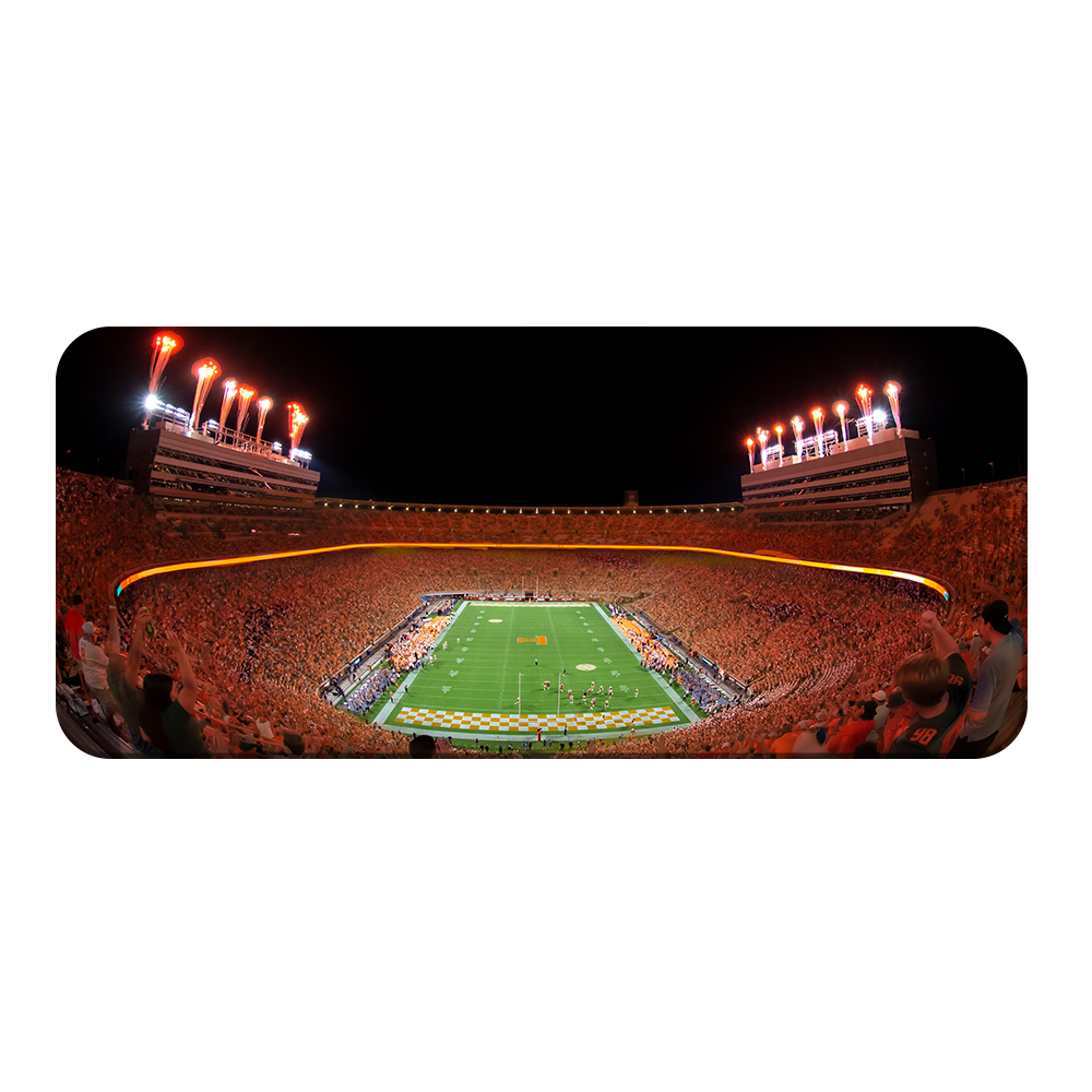 Tennessee Volunteers - Tennessee Lights Panoramic - College Wall Art #Canvas