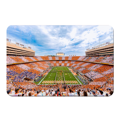 Tennessee Volunteers - It's Football Time in Tennessee Checkerboard Neyland - College Wall Art #PVC