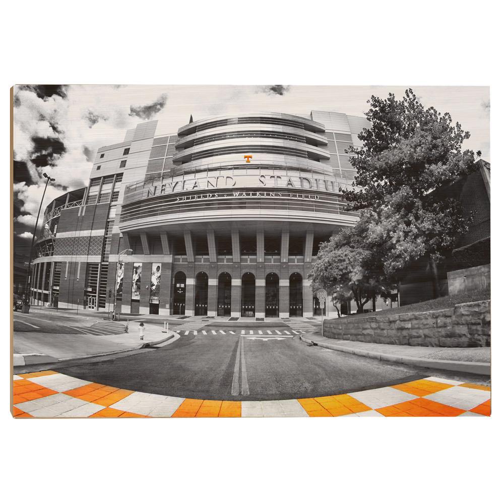 Tennessee Volunteers - Neyland B&W - College Wall Art #Canvas