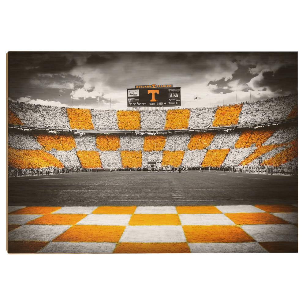 Tennessee Volunteers - Checkerboard Neyland - College Wall Art #Canvas