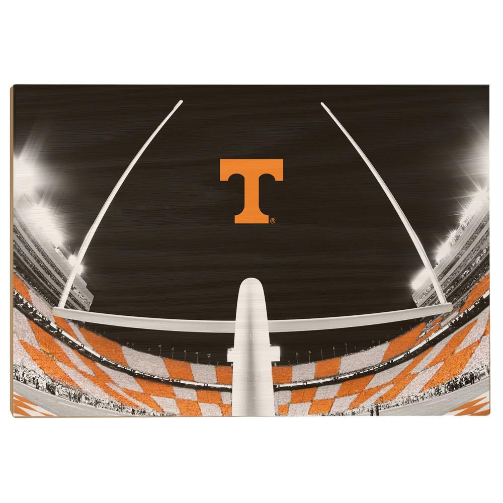 Tennessee Volunteers - Checkerboard Goal Post - College Wall Art #Canvas