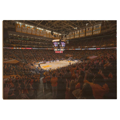 Tennessee Volunteers - Thompson-Boling B Ball - College Wall Art #Wood