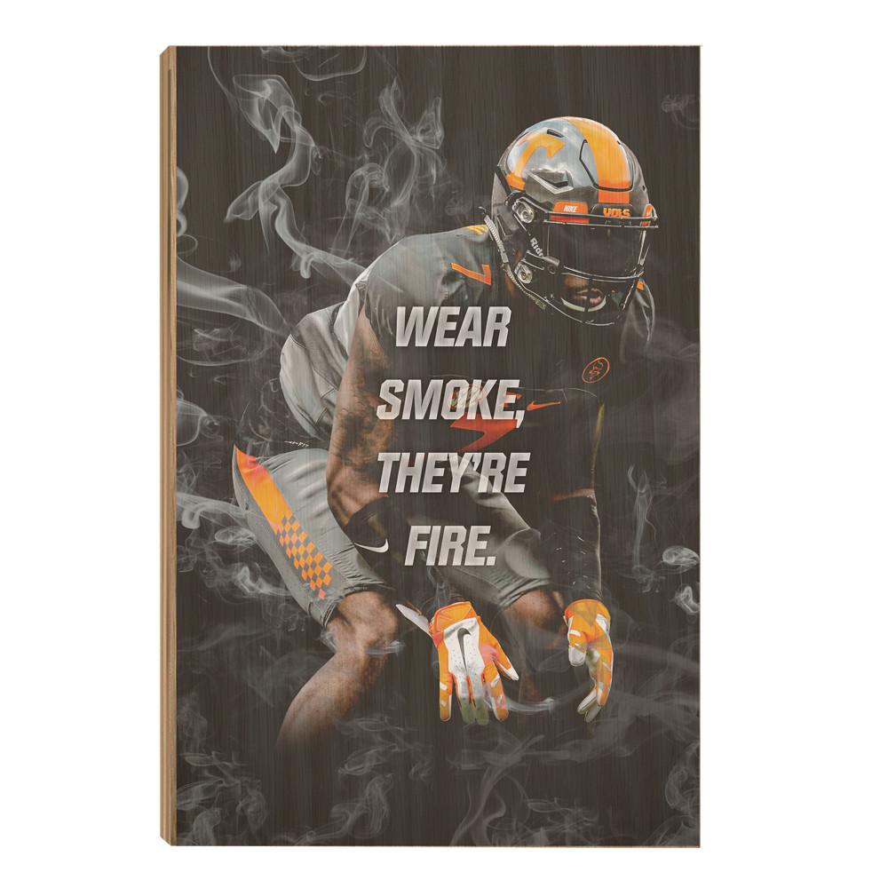 Tennessee Volunteers - Wear Smoke - College Wall Art #Canvas