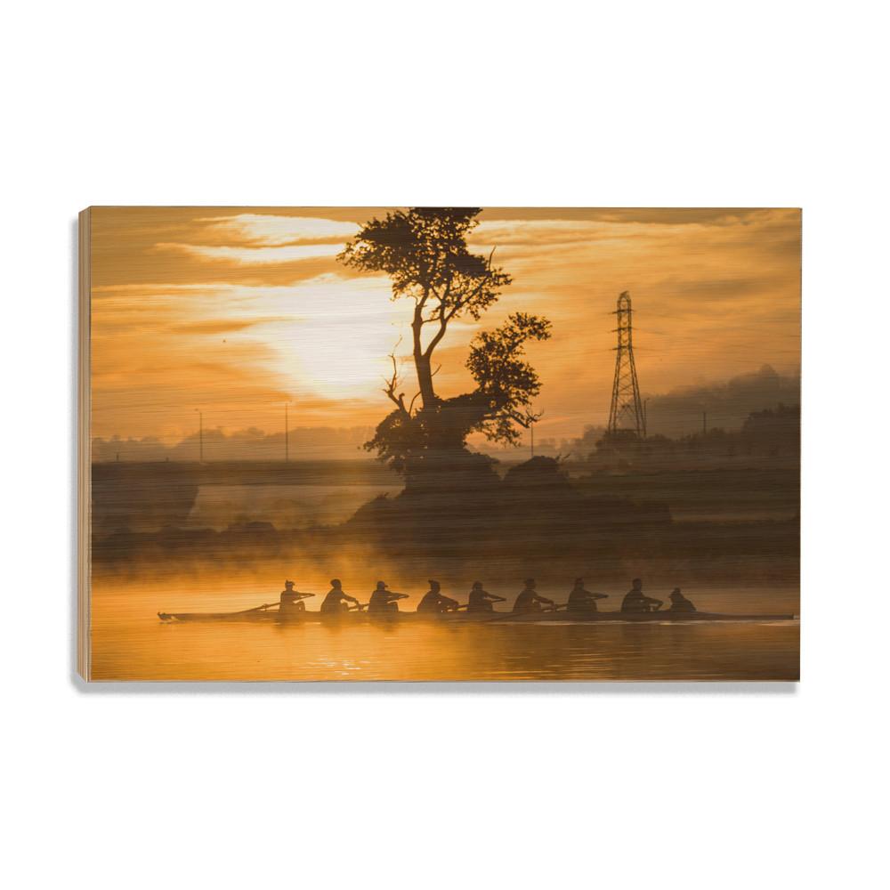 Tennessee Volunteers - Sunrise Row - College Wall Art #Canvas