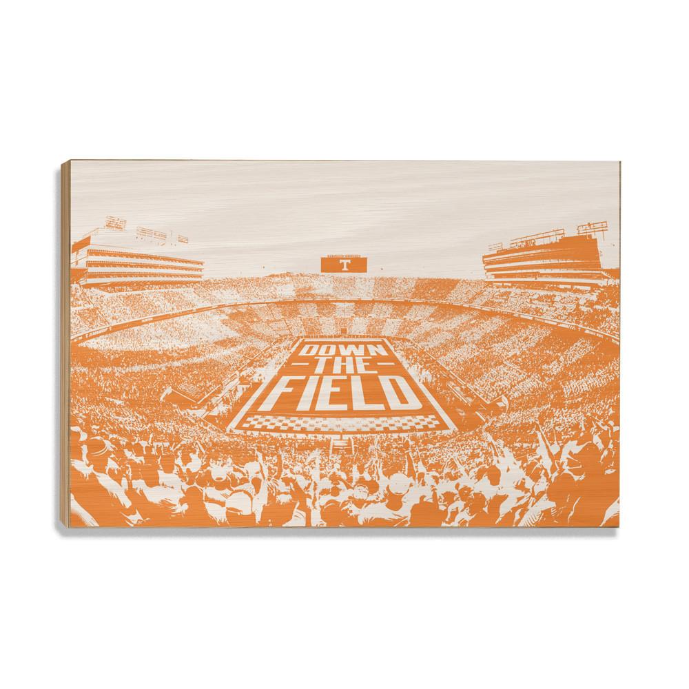 Tennessee Volunteers - Down The Field - College Wall Art #Canvas