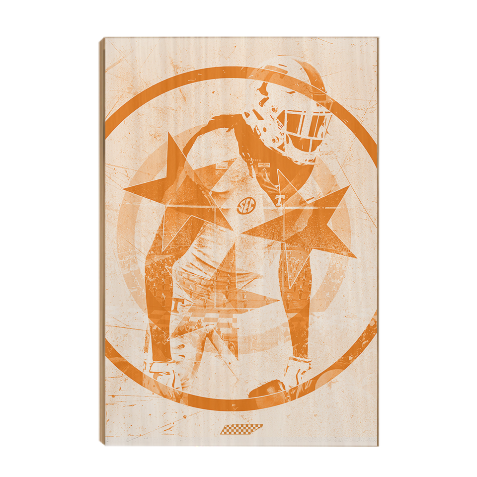 Tennessee Volunteers - Tri Star TN - College Wall Art #Canvas