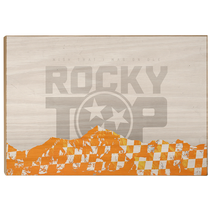 Tennessee Volunteers - On Ole Rocky Top - College Wall Art #Canvas