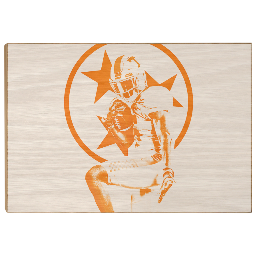 Tennessee Volunteers - Heisman Tri Star - College Wall Art #Canvas