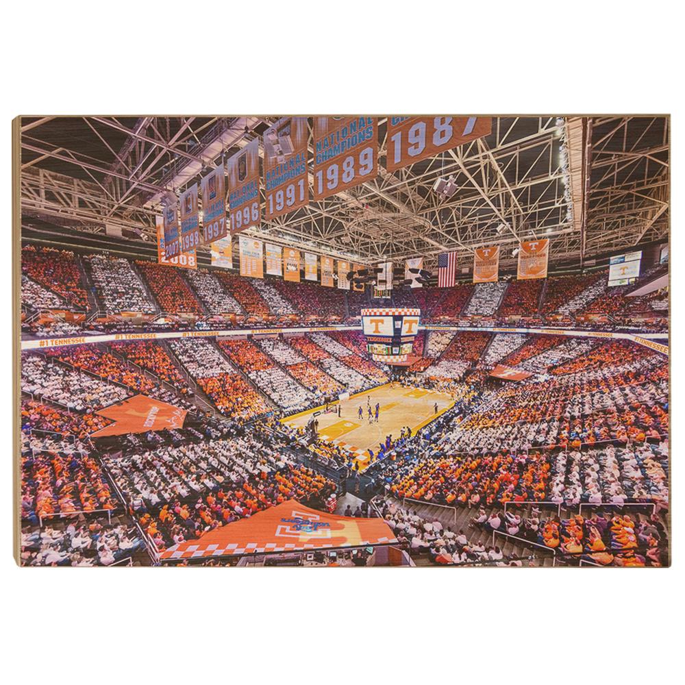 Tennessee Volunteers - Checkerboard Thompson-Boling #1 Tennessee - College Wall Art #Canvas