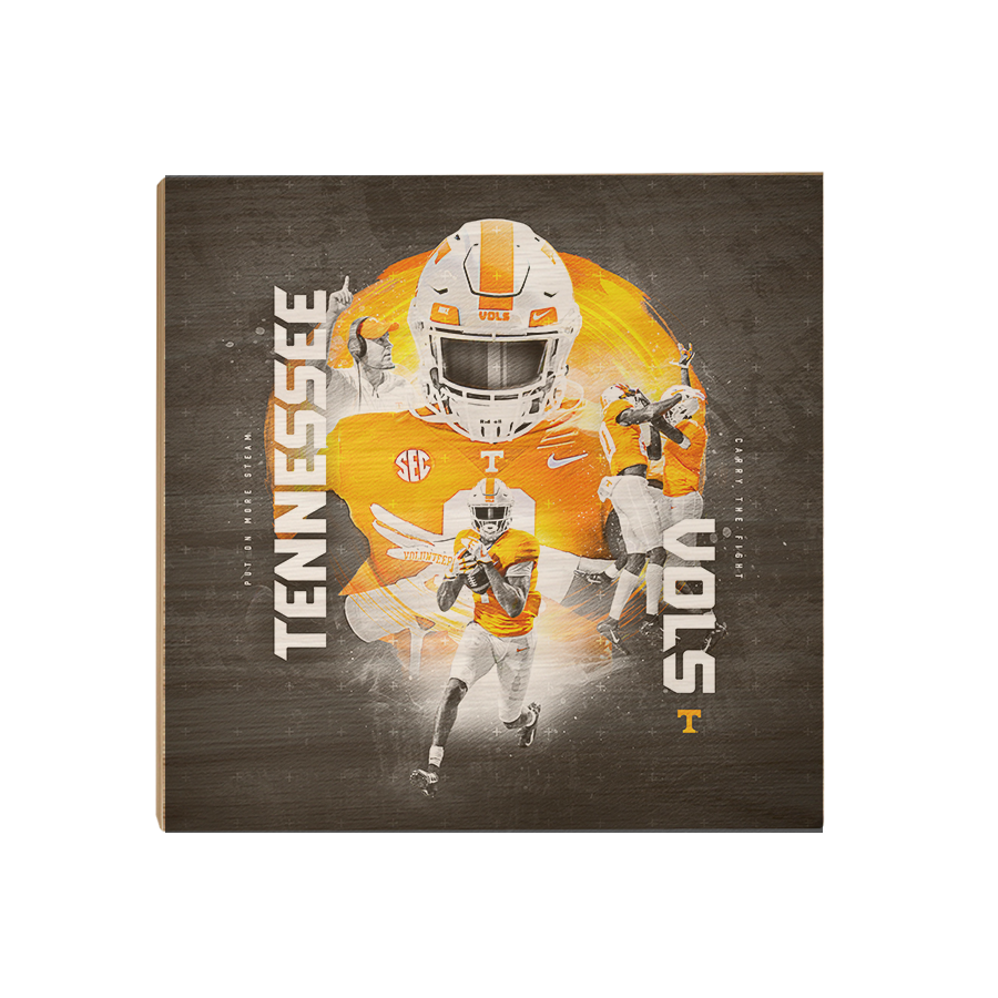 Tennessee Volunteers - Go Big Orange - College Wall Art #Canvas