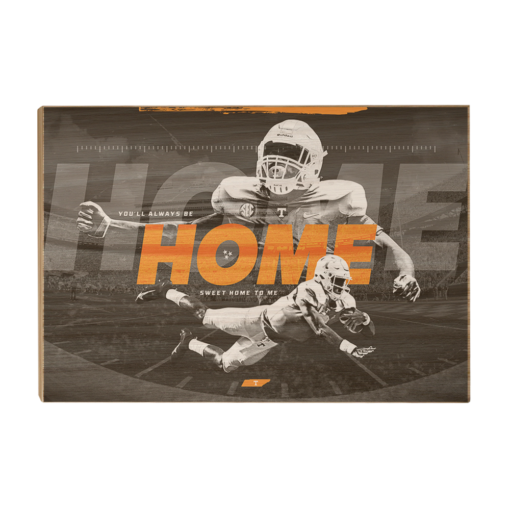 Tennessee Volunteers - Home - College Wall Art #Canvas