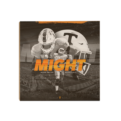 Tennessee Volunteers - Might - College Wall Art #Wood