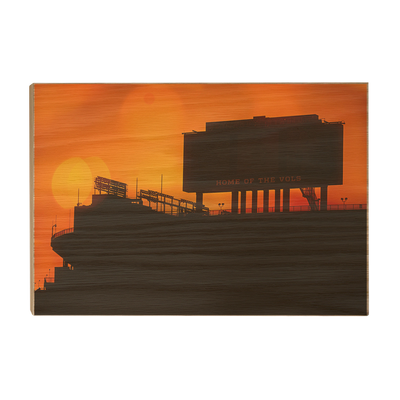 Tennessee Volunteers - Home of the Vols - College Wall Art #Wood