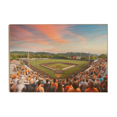Tennessee Volunteers - Baseball Time in Tennessee - College Wall Art #Wood