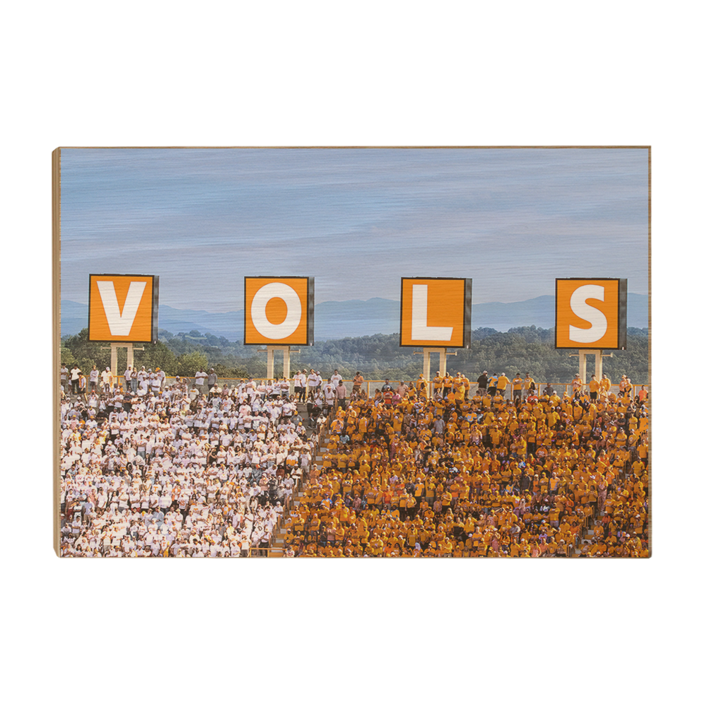 Tennessee Volunteers - Vols Checkerboard - College Wall Art #Canvas