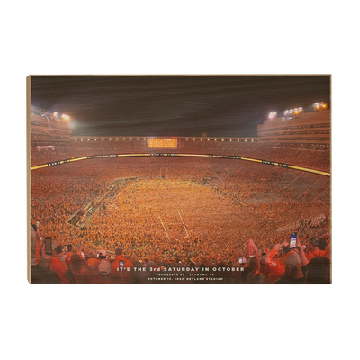 Tennessee Volunteers - Tennessee Storms the Field - College Wall Art #Wood