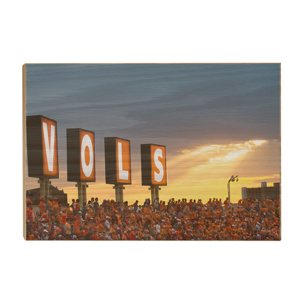 Tennessee Volunteers - Vols Sunset - College Wall Art #Canvas