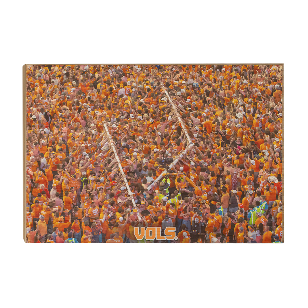 Tennessee Volunteers - The Goal Post is Down - College Wall Art #Canvas