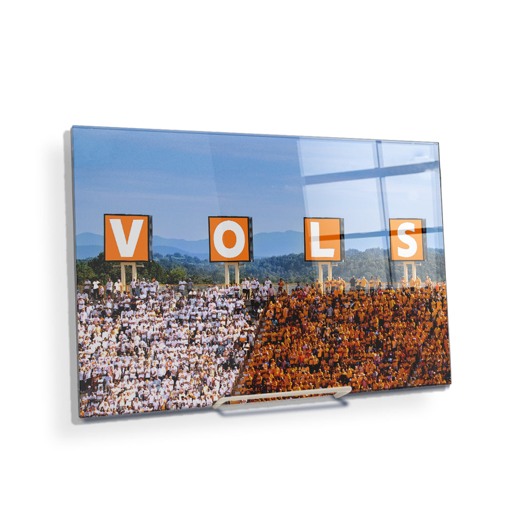 Tennessee Volunteers - Vols Checkerboard - College Wall Art #Canvas