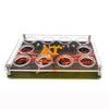 Tennessee Volunteers - Running through the T Light Up Checkerboard Neyland Acrylic Shot Glass Tray