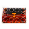 Tennessee Volunteers - Tennessee Through the T under the LED Acrylic Shot Glass Tray