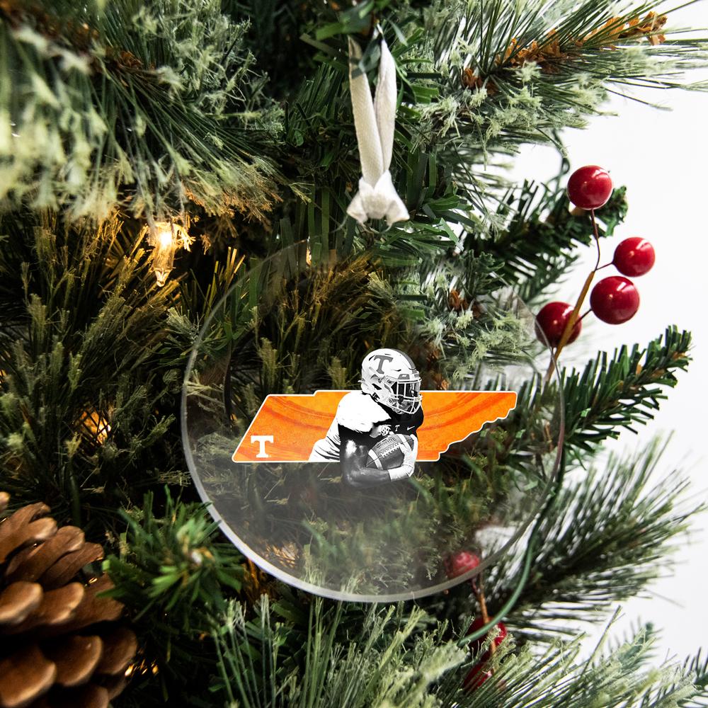 Tennessee Volunteers - Run Thru The State Bag Tag & Ornament