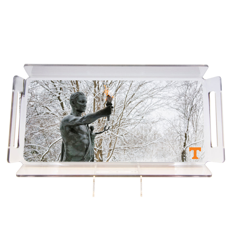 Tennessee Volunteers - Snowy Torchbearer #Tray